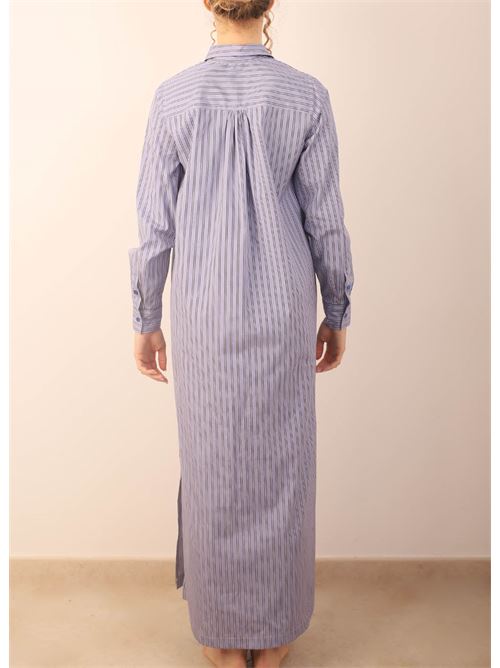 Striped tailored tunic Laboratorio Capri | GOTLANDRIGABLUNAVY